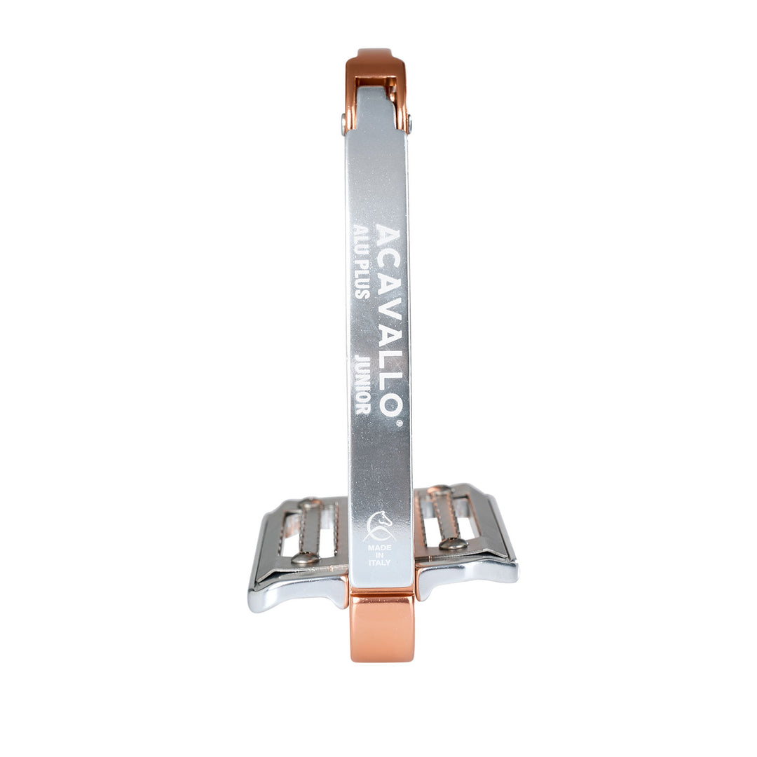 Acavallo Arena Aluplus Junior Stirrups - Rose Gold