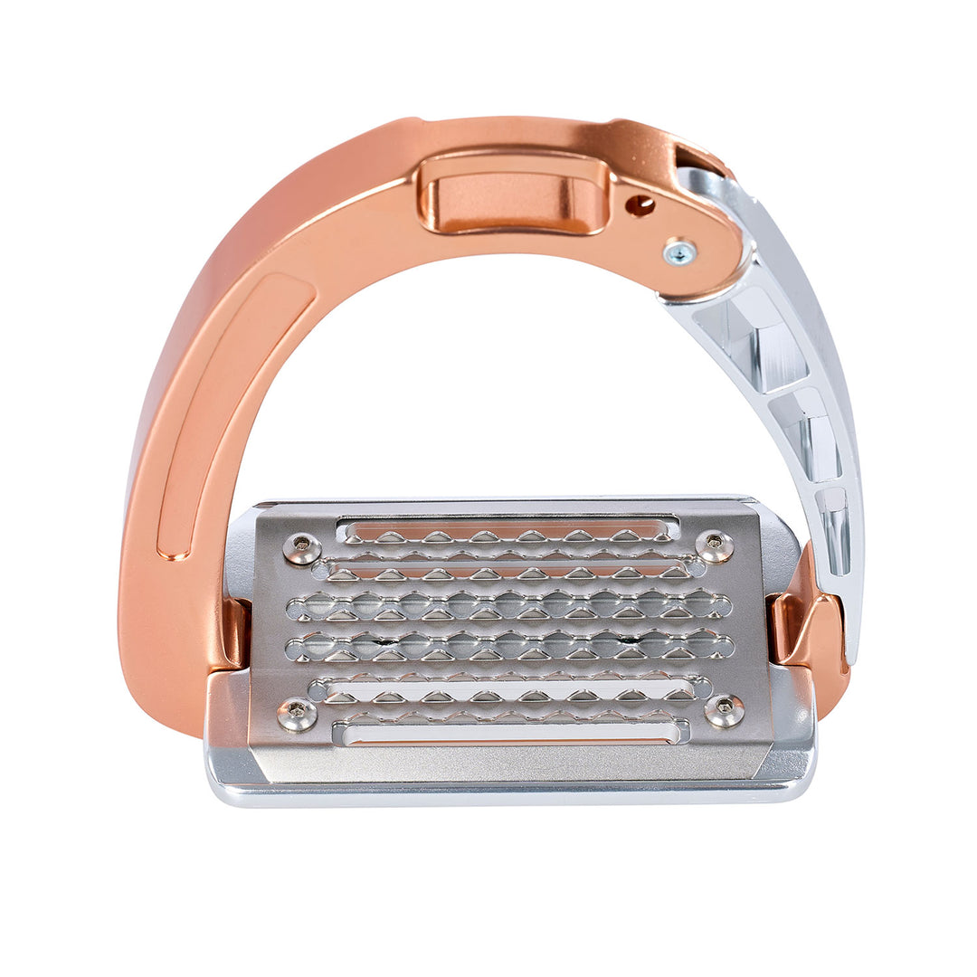 Acavallo Arena Aluplus Junior Stirrups - Rose Gold