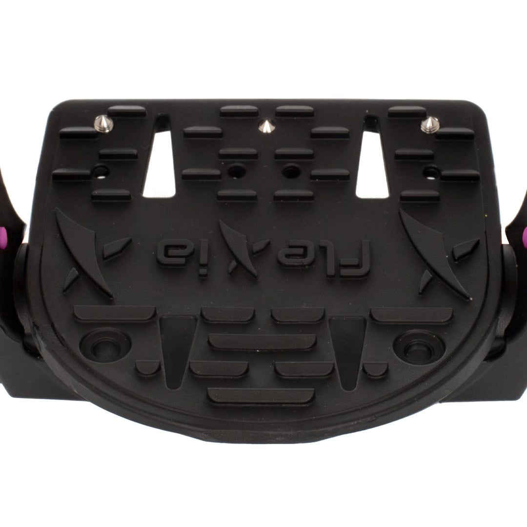 Acavallo Flexia Stirrups - Black/Fucsia