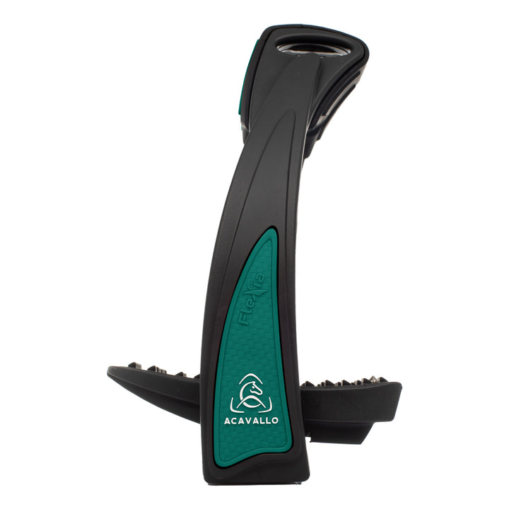 Acavallo Flexia Stirrups - Black/Green