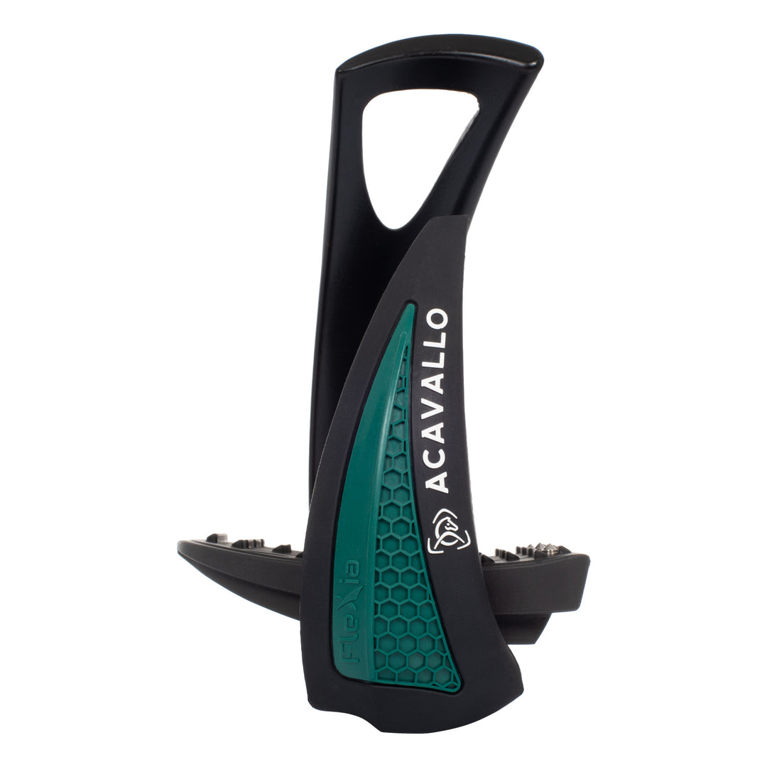 Acavallo Flexia S Stirrups - Hunter Green