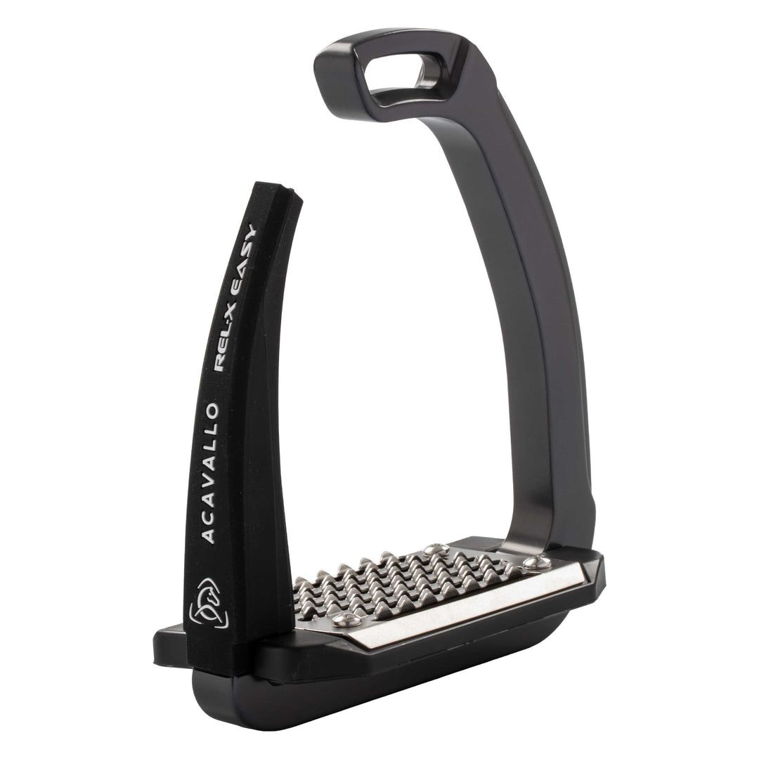 Acavallo Rel-X Easy Stirrups - Charcoal