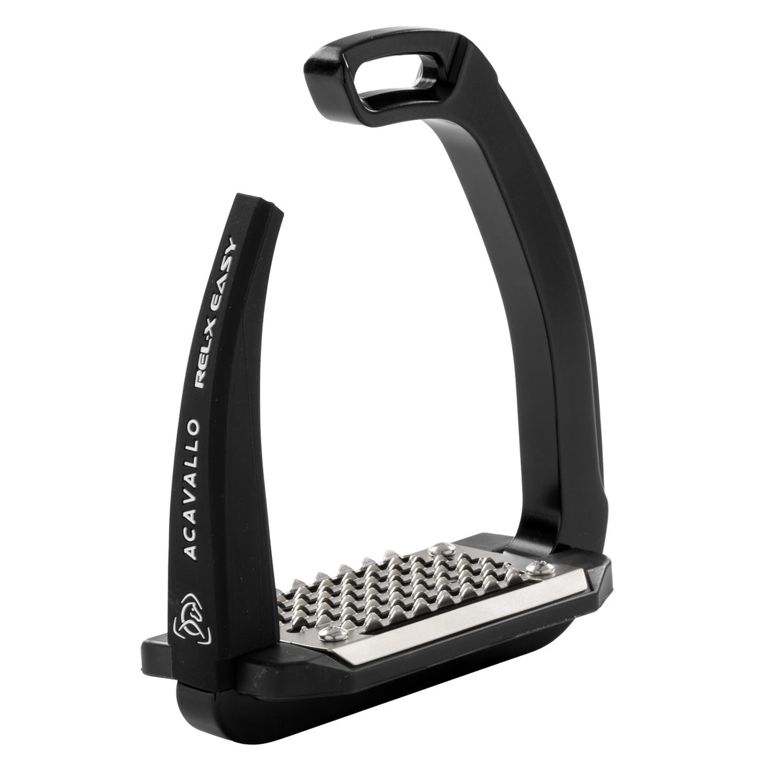Acavallo Rel-X Easy Stirrups - Black
