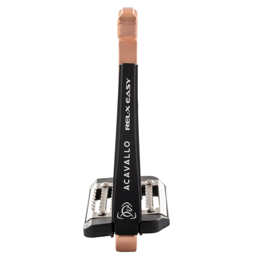 Acavallo Rel-X Easy Stirrups - Rose Gold