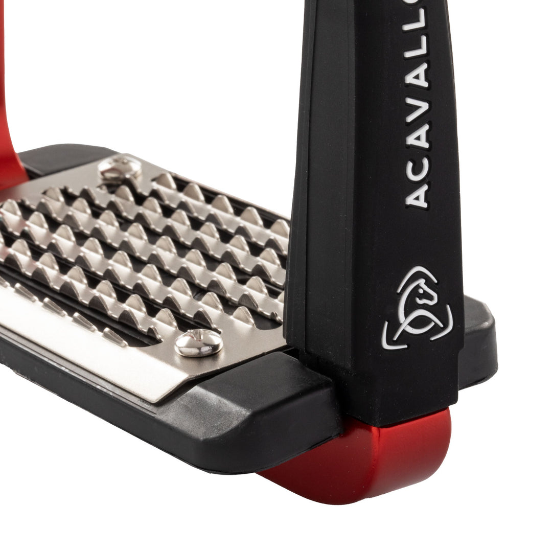 Acavallo Rel-X Easy Stirrups - Red
