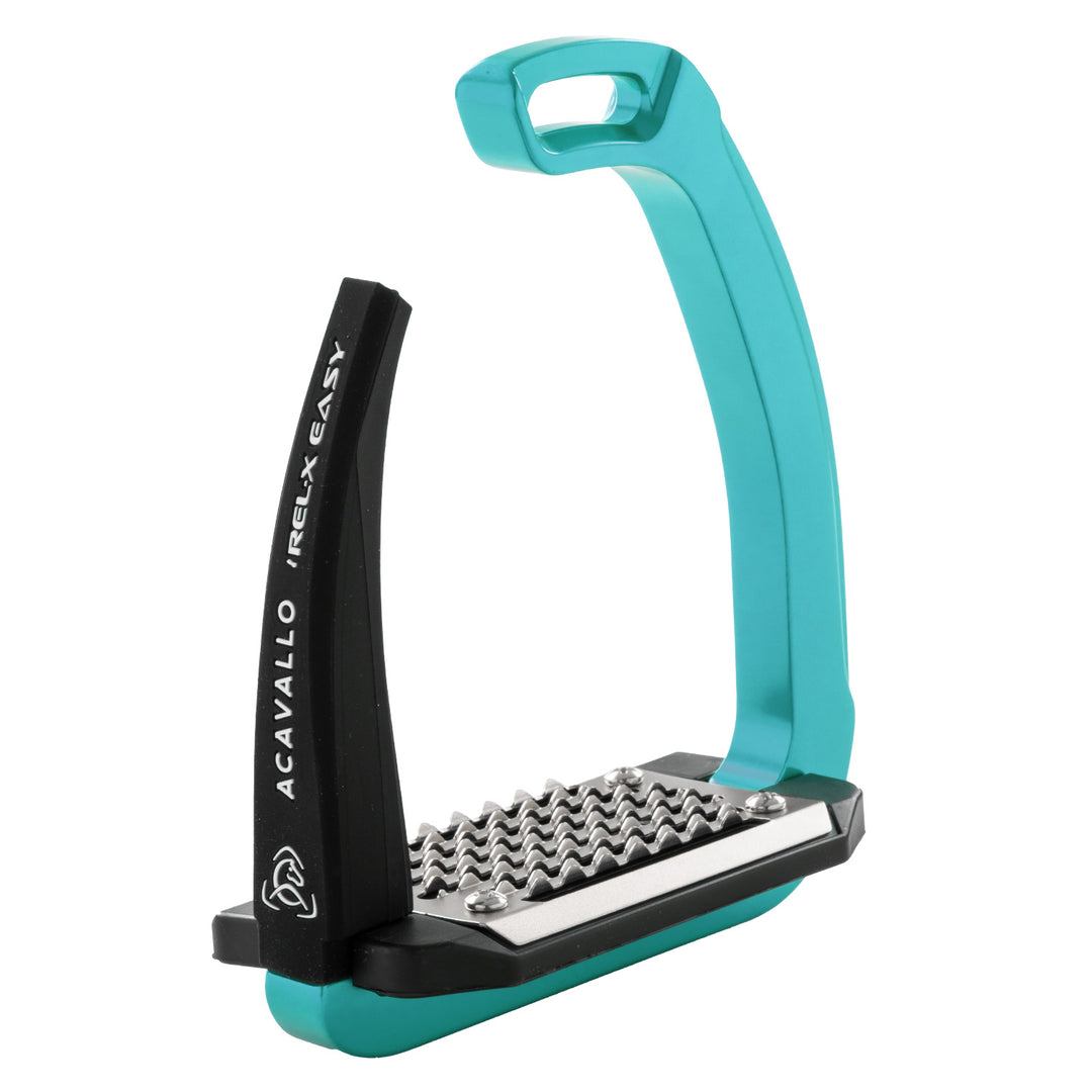 Acavallo Rel-X Easy Stirrups - Sky Blue