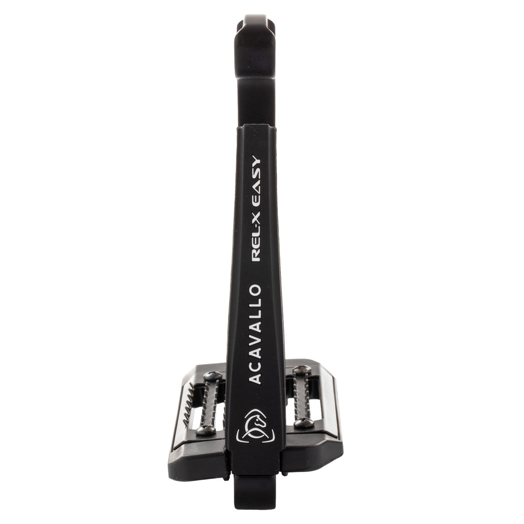 Acavallo Rel-X Easy Stirrups - Total Black