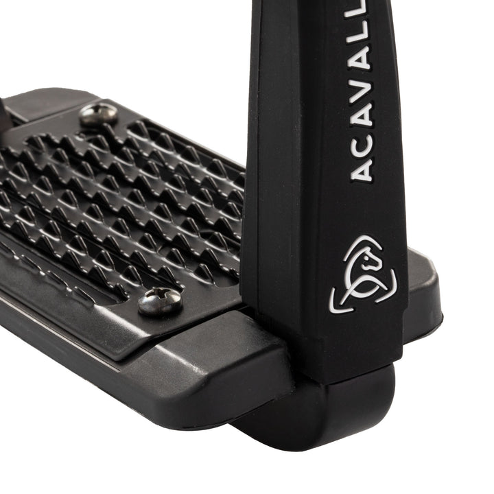 Acavallo Rel-X Easy Stirrups - Total Black