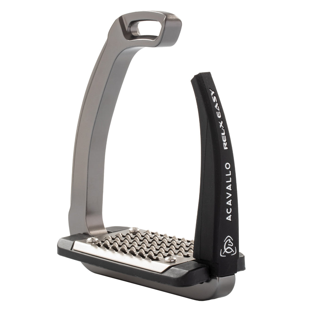 Acavallo Rel-X Easy Stirrups - Titanium
