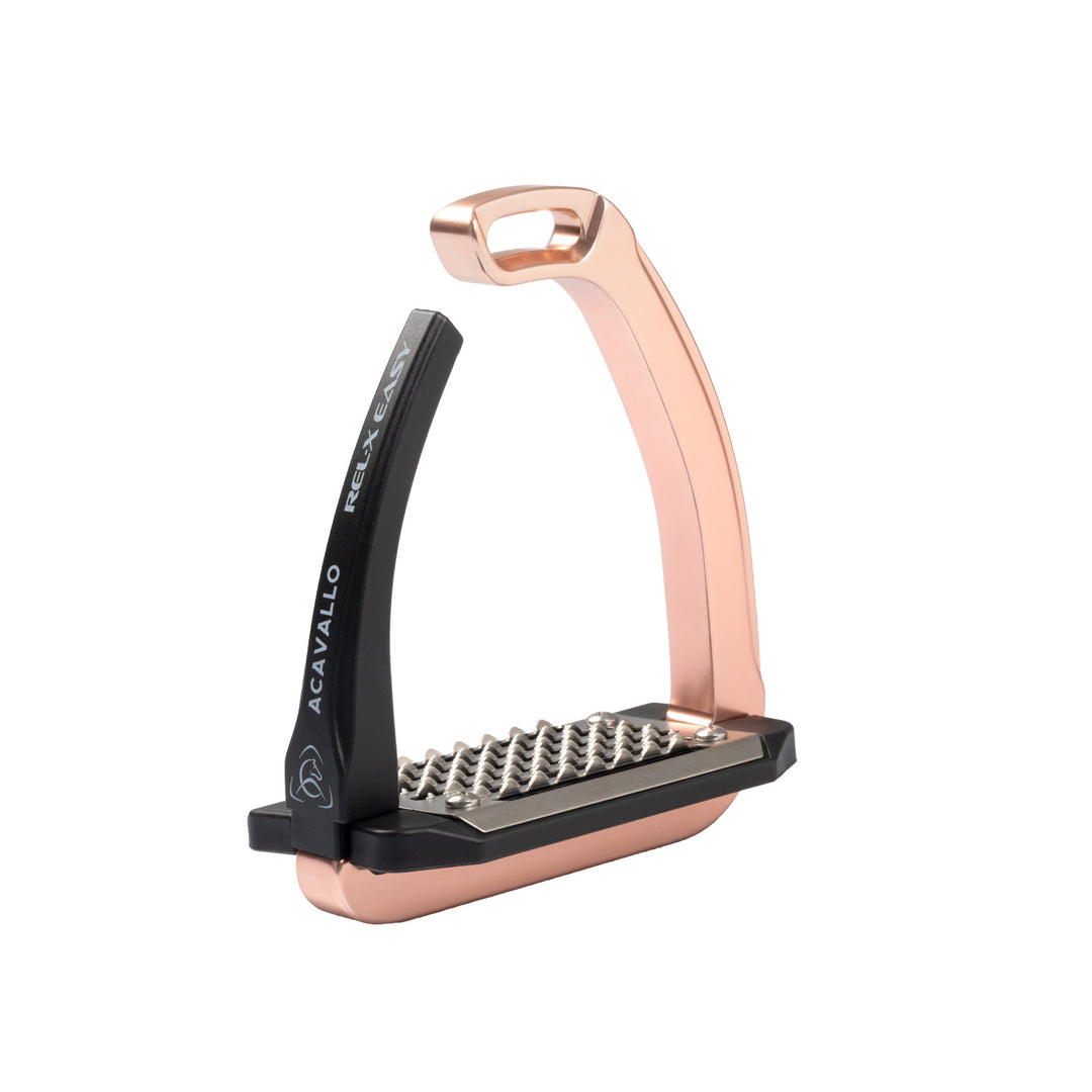 Acavallo Rel-X Easy Stirrups Junior - Rose Gold