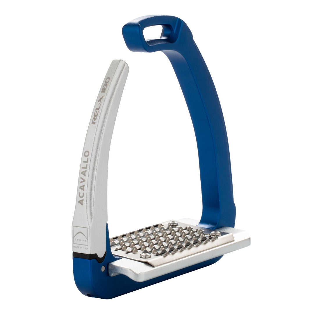 Acavallo Rel-X 180 Stirrups - Blue