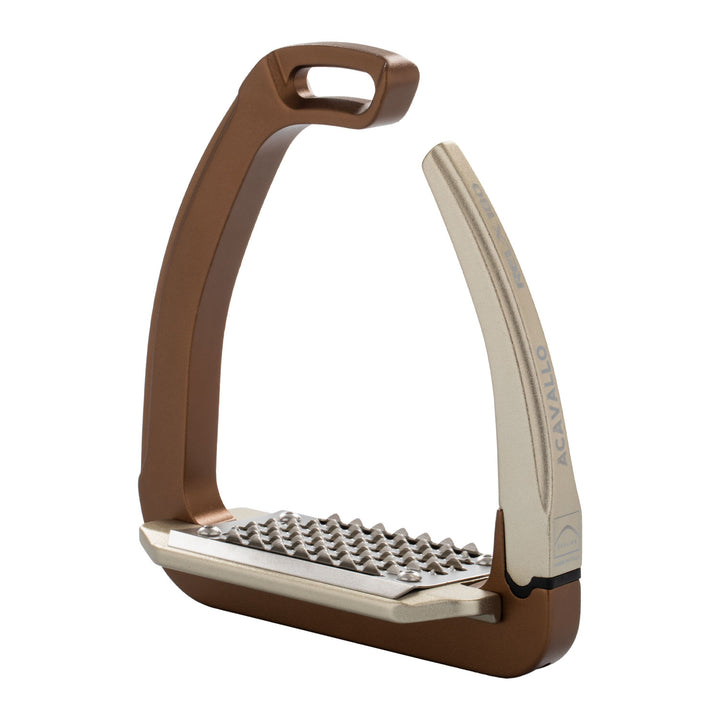 Acavallo Rel-X 180 Stirrups - Golden Brown