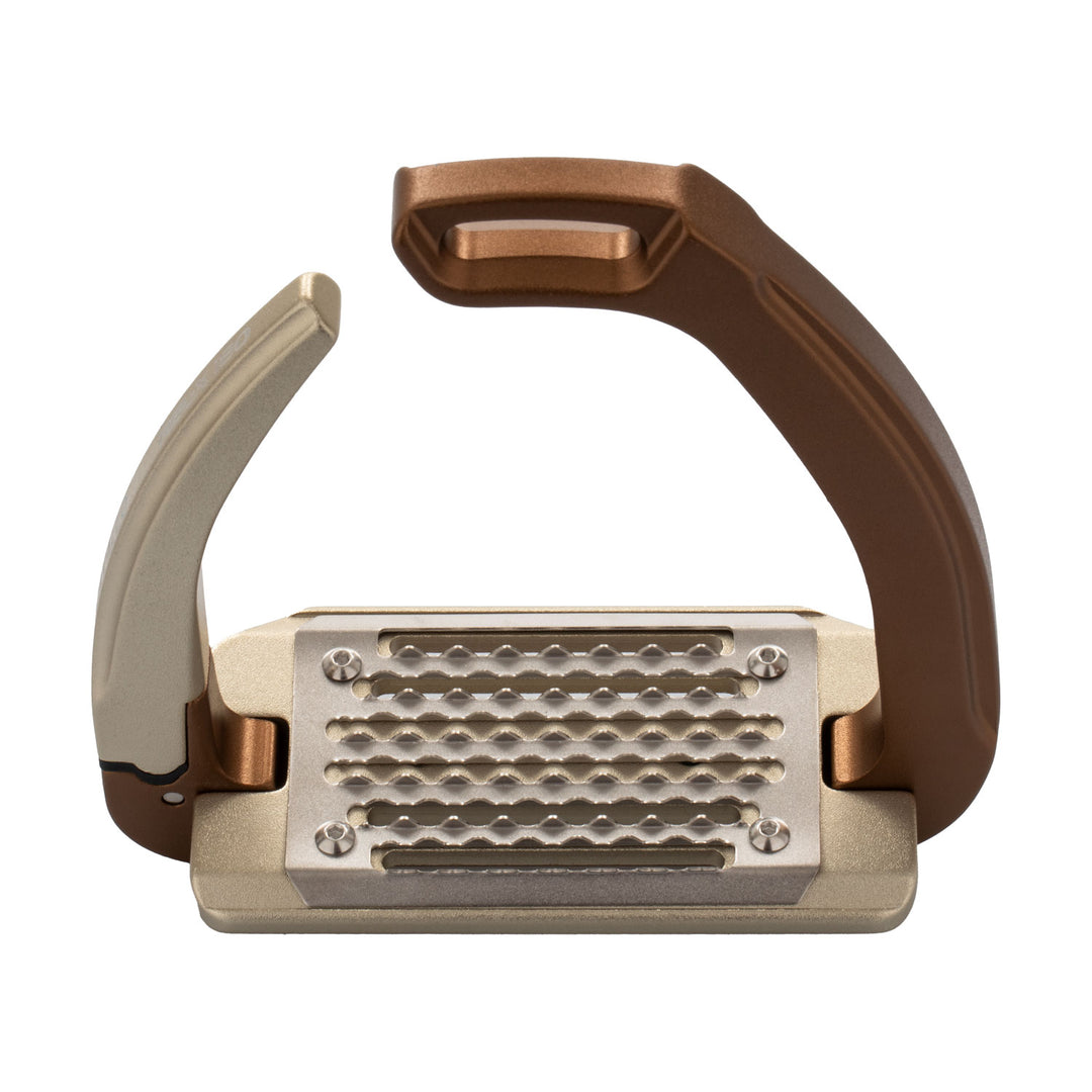 Acavallo Rel-X 180 Stirrups - Golden Brown