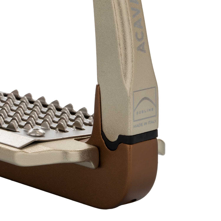 Acavallo Rel-X 180 Stirrups - Golden Brown