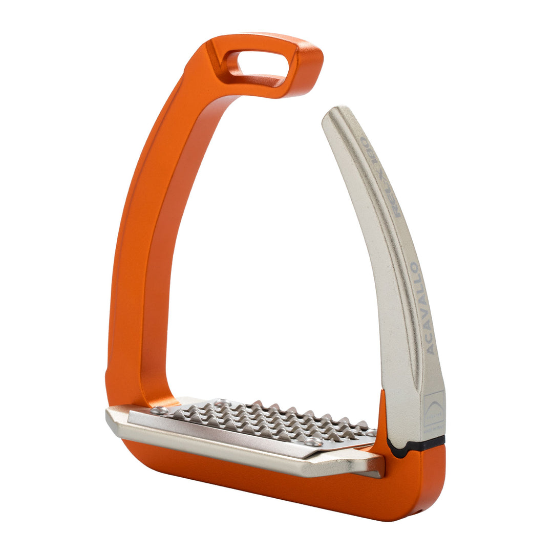 Acavallo Rel-X 180 Stirrups - Orange