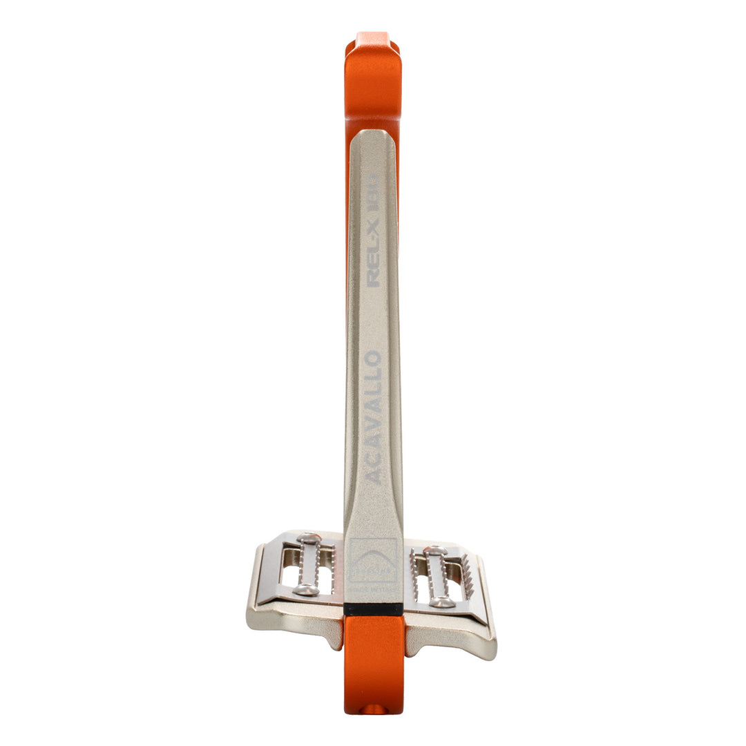 Acavallo Rel-X 180 Stirrups - Orange