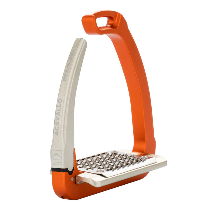 Acavallo Rel-X 180 Stirrups - Orange