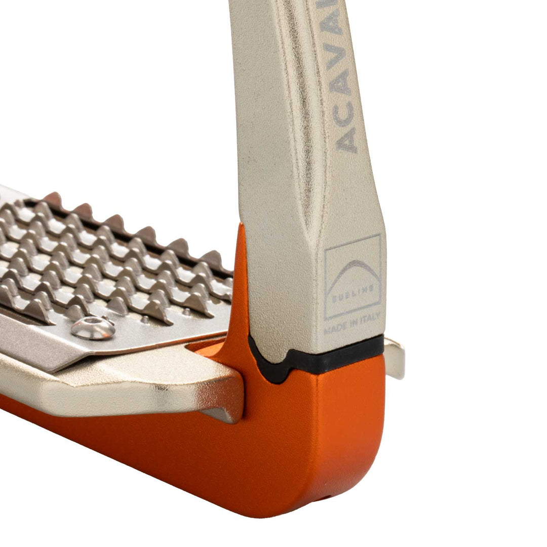 Acavallo Rel-X 180 Stirrups - Orange