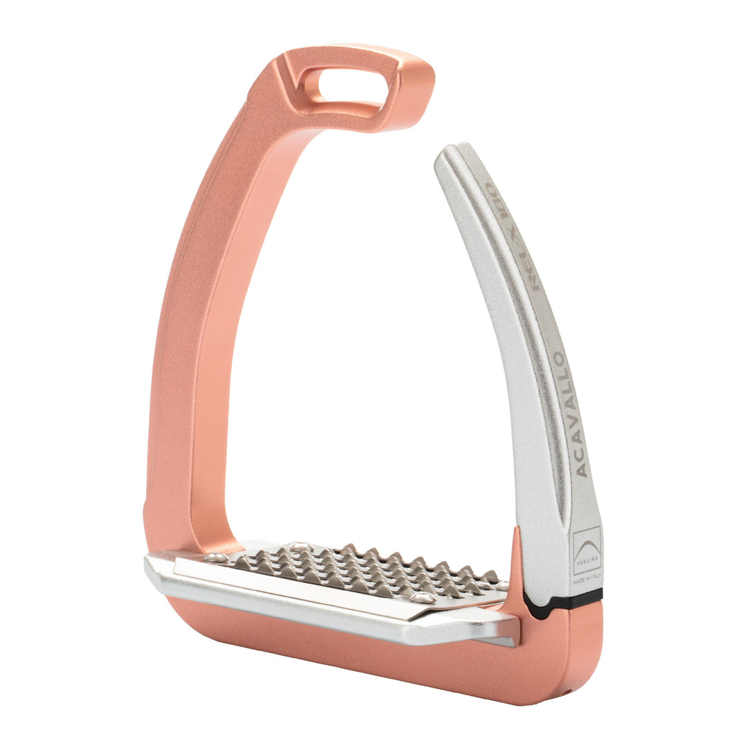 Acavallo Rel-X 180 Stirrups - Antique Rose