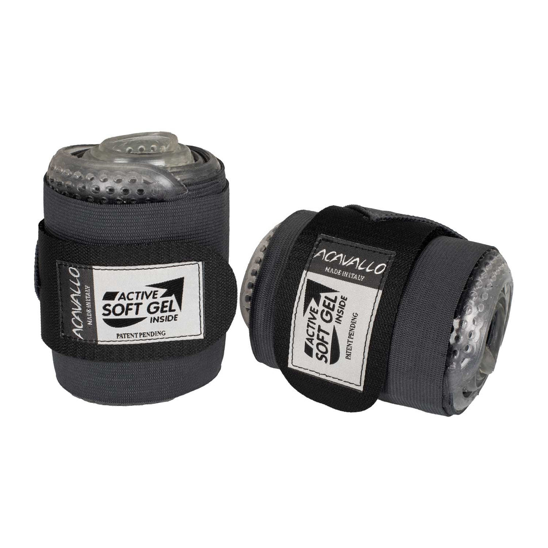 Acavallo Elastic Bandages Classic Gel - Grey