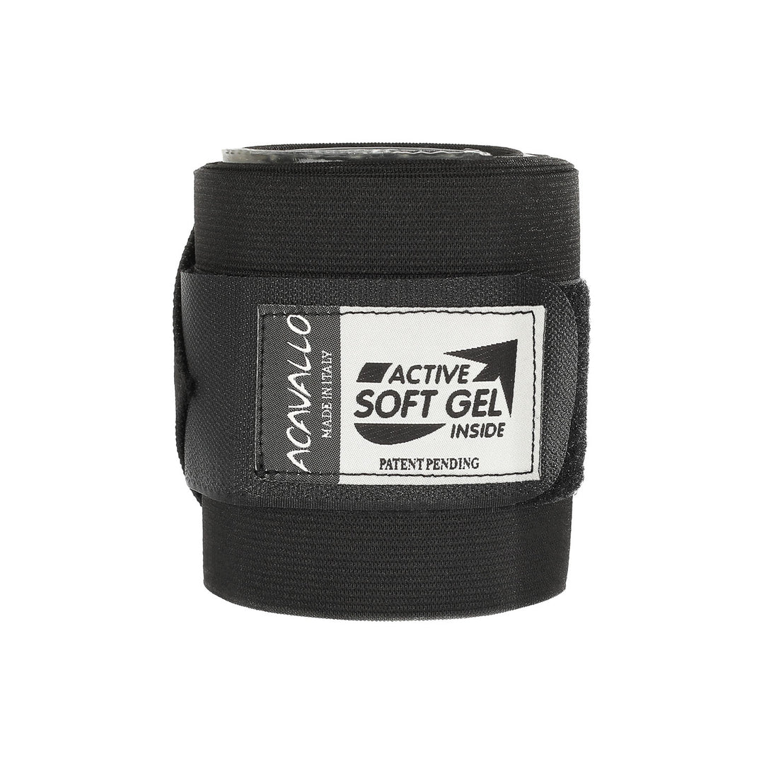 Acavallo Elastic Bandages Classic Gel - Black