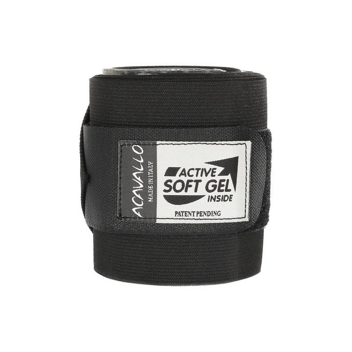 Acavallo Elastic Bandages Classic Gel - Black