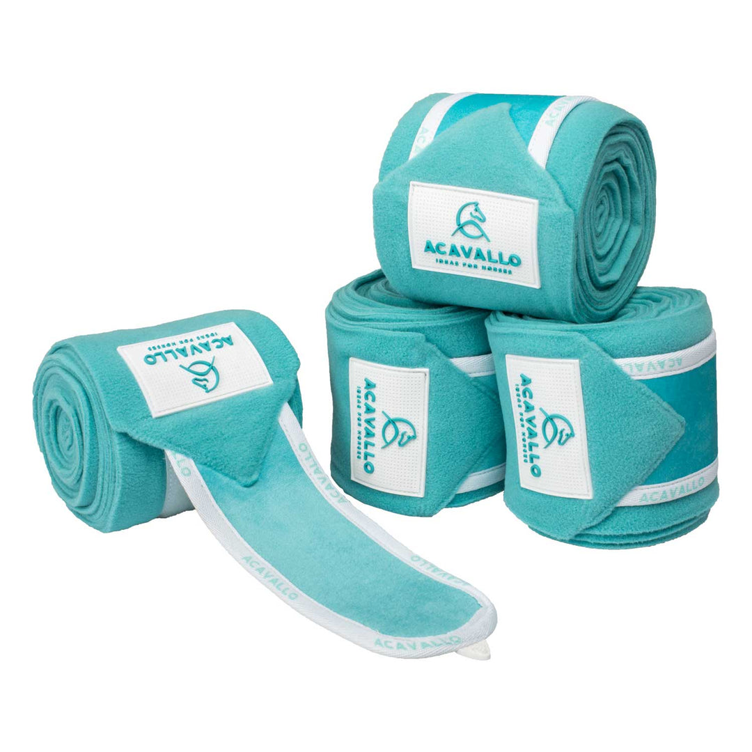 Acavallo Special Edition Bandages Anti-Pilling Fleece - Sky Blue