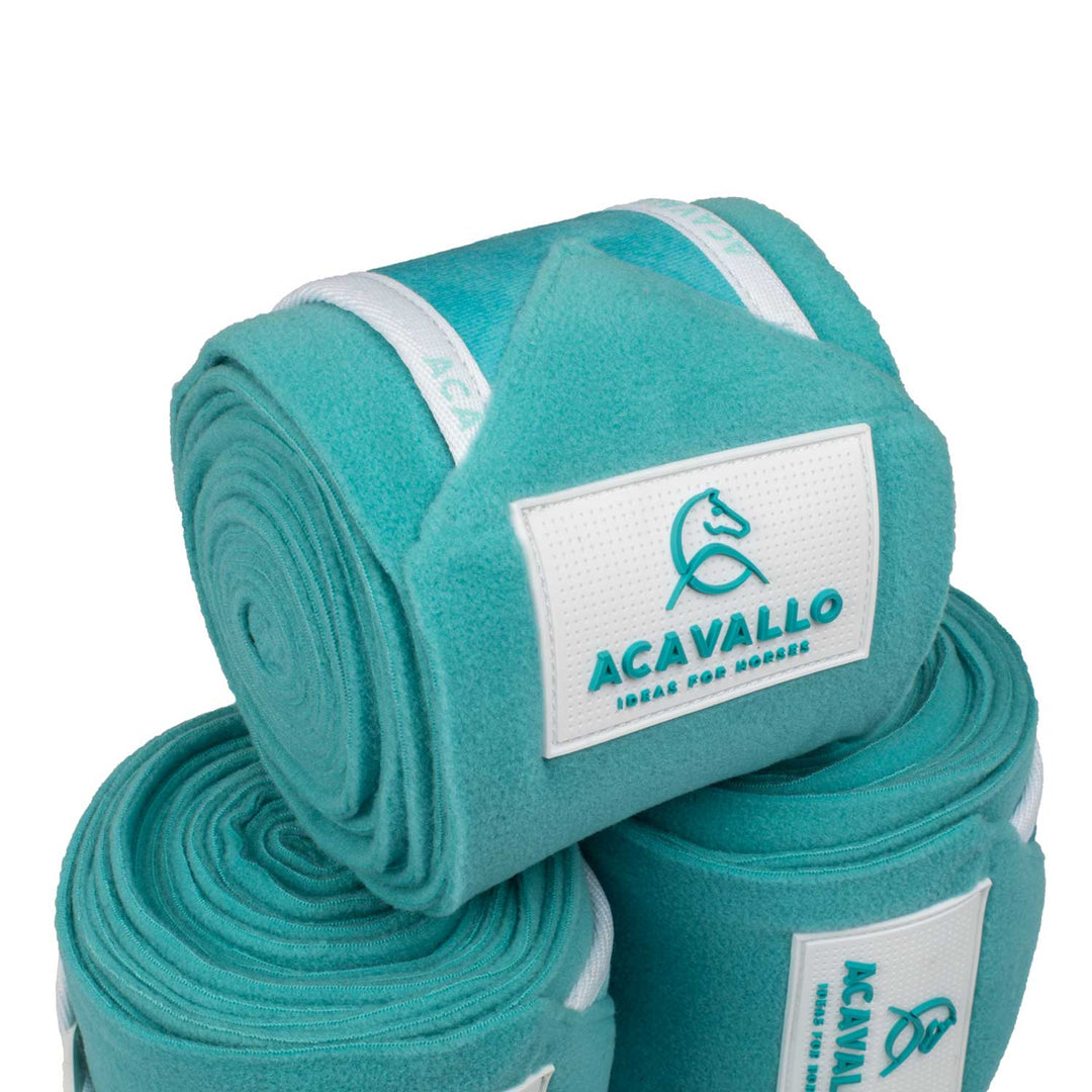 Acavallo Special Edition Bandages Anti-Pilling Fleece - Sky Blue