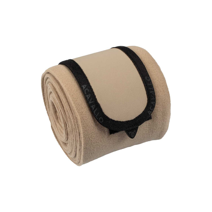 Acavallo Fleece Bandages - Sand/Black