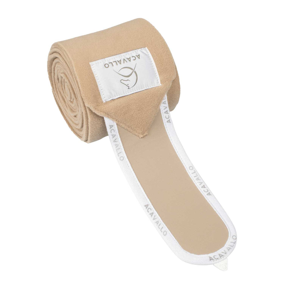 Acavallo Fleece Bandages - Sand/White