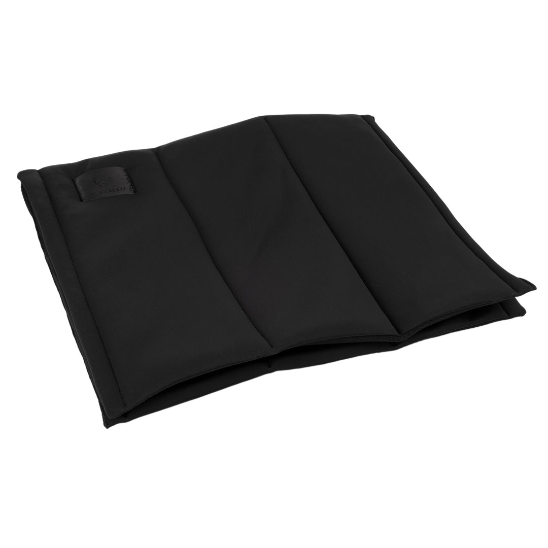 Acavallo Padded Cotton Soft Underbandages - Black/Black