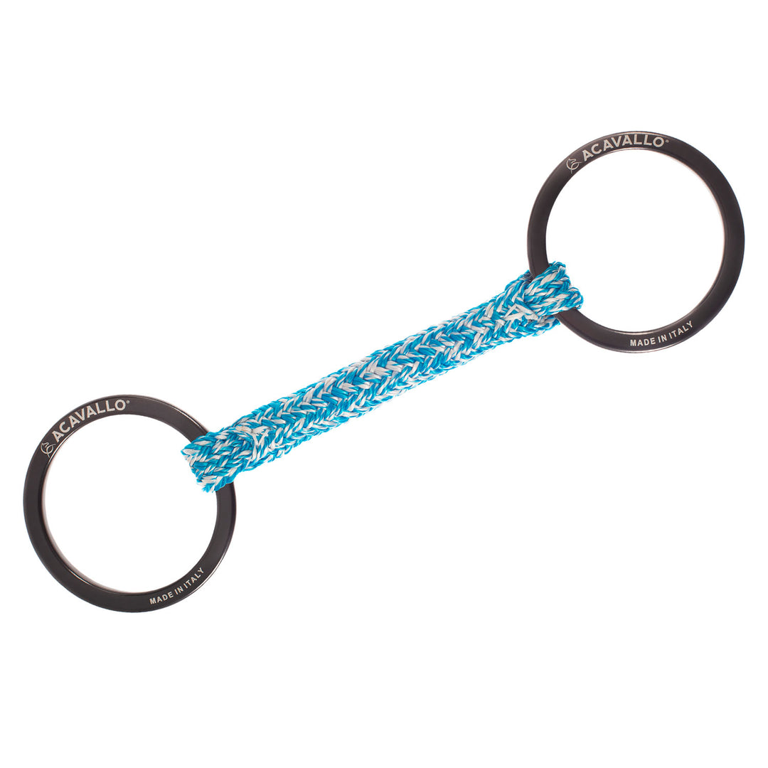 Acavallo Jumpe Alupro Snaffle Bit - Charcoal