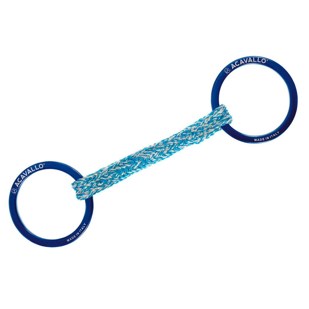 Acavallo Jumpe Alupro Snaffle Bit - Blue