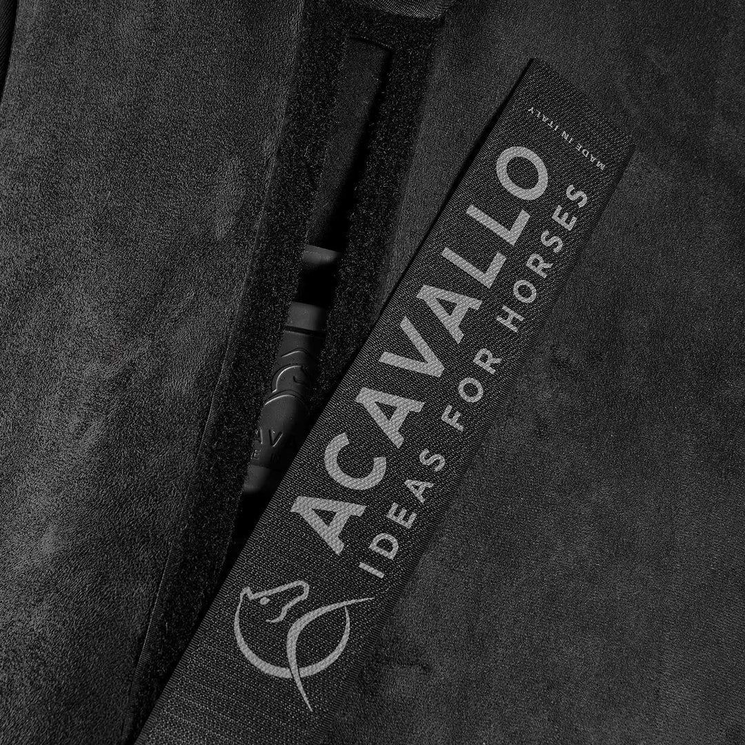Acavallo Piuma Pad Withers Free Pocket Half Pad - Black