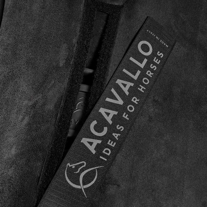 Acavallo Piuma Pad Withers Free Pocket Half Pad - Black