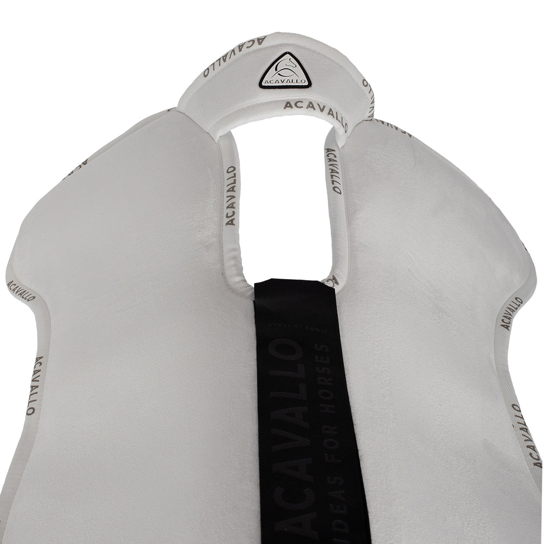 Acavallo Piuma Pad Withers Free Pocket Half Pad - White