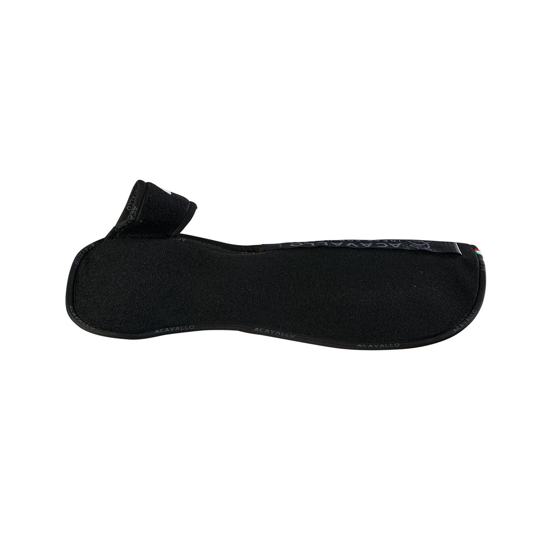 Acavallo Piuma Pad Withers Free Pocket Double Felt Half Pad - Black