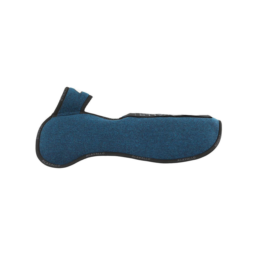 Acavallo Piuma Withers Free Pocket Double Felt Half Pad - Navy/Petrol
