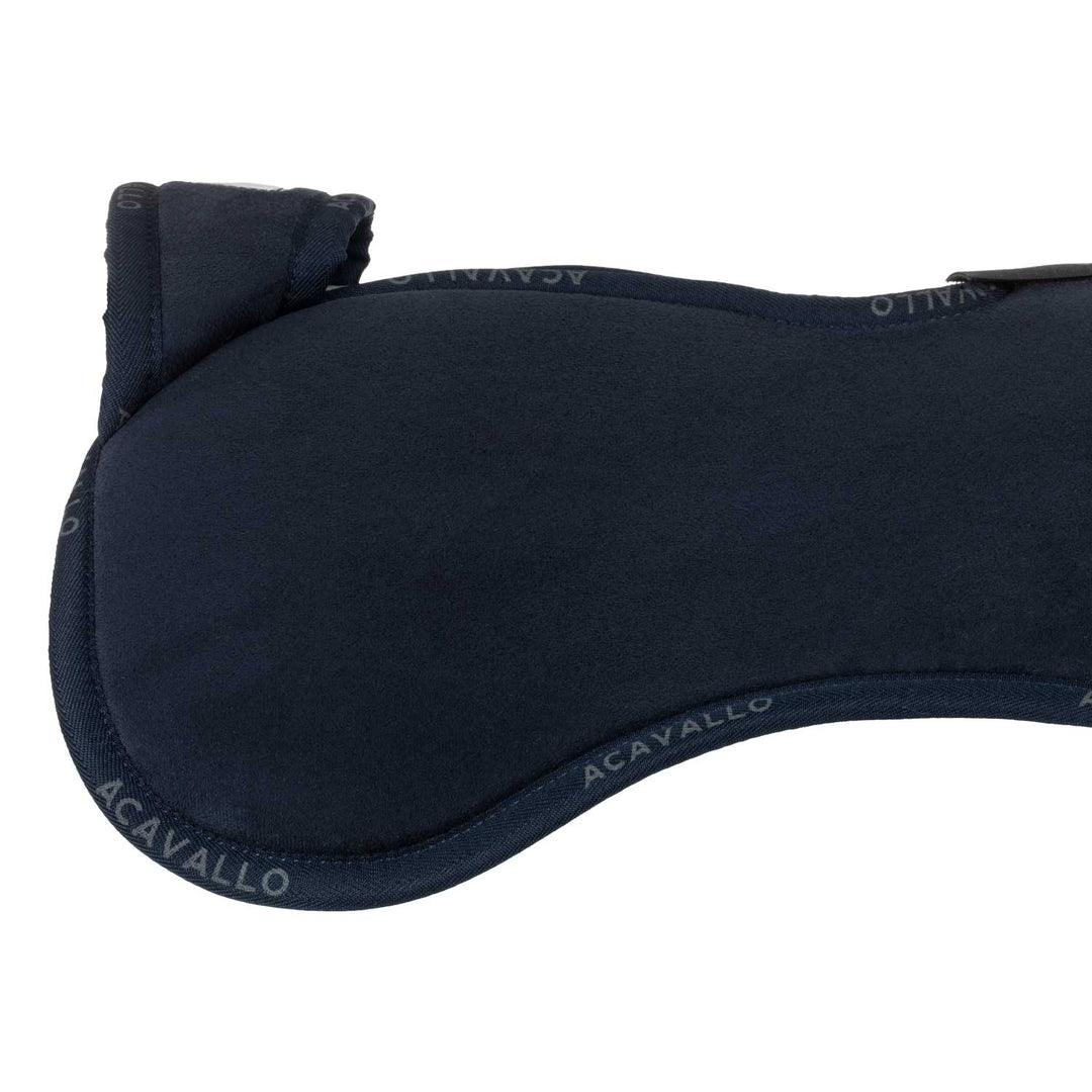 Acavallo Piuma Full Size Withers Free, Pocket Half Pad - Blue / Eco-Wool Natural