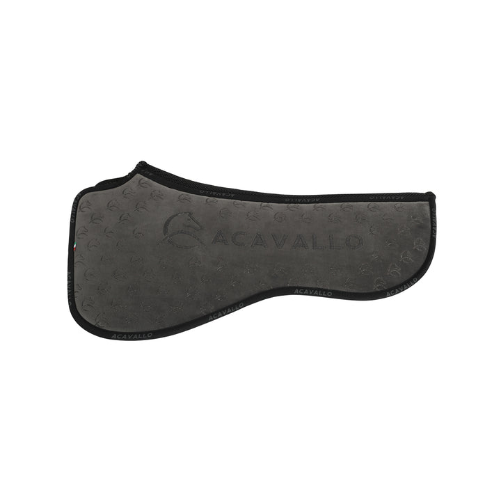 Acavallo Memory Foam 3D Spacer Louvre Silicone Grip Half Pad - Dressage - Grey