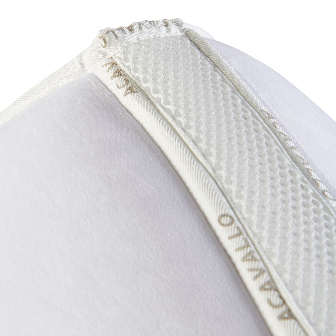 Acavallo Memory Foam 3D Spacer Louvre Half Pad - Jumping - White