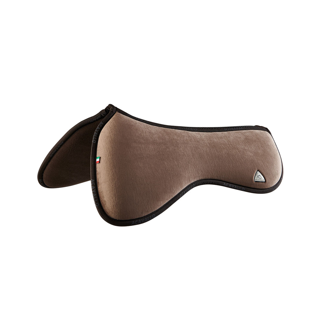 Acavallo Memory Foam 3D Spacer Louvre Half Pad - Jumping - Brown