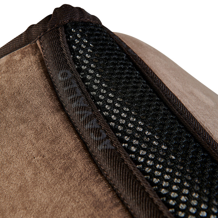 Acavallo Memory Foam 3D Spacer Louvre Half Pad - Jumping - Brown