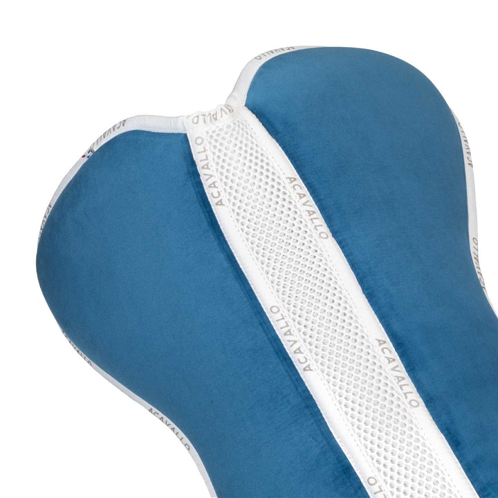 Acavallo Memory Foam 3D Spacer Louvre Half Pad - Jumping - Ocean