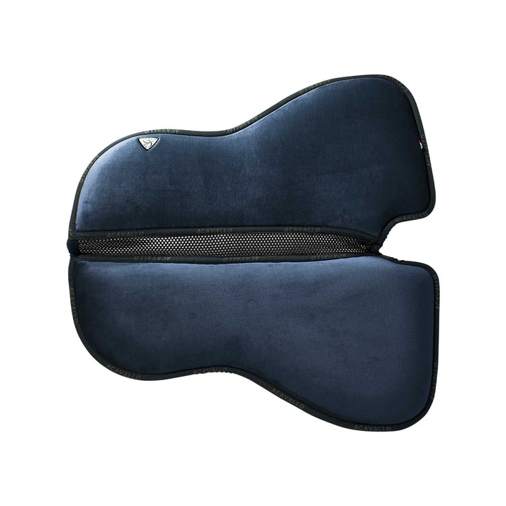 Acavallo Memory Foam 3D Spacer Louvre Half Pad - Dressage - Blue