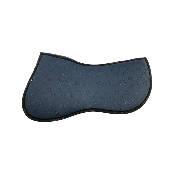 Acavallo Memory Foam Classic Bamboo Silicone Grip Half Pad - Smoke Dore/Black