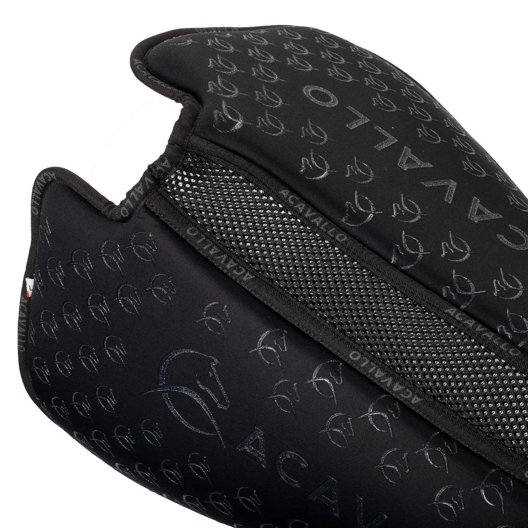 Acavallo Memory Foam 3D Spacer Silicone Grip Half Pad - Dressage
