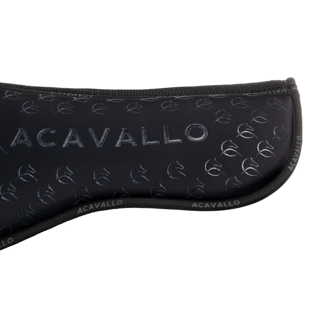 Acavallo Memory Foam 3D Spacer Silicone Grip Half Pad - Dressage