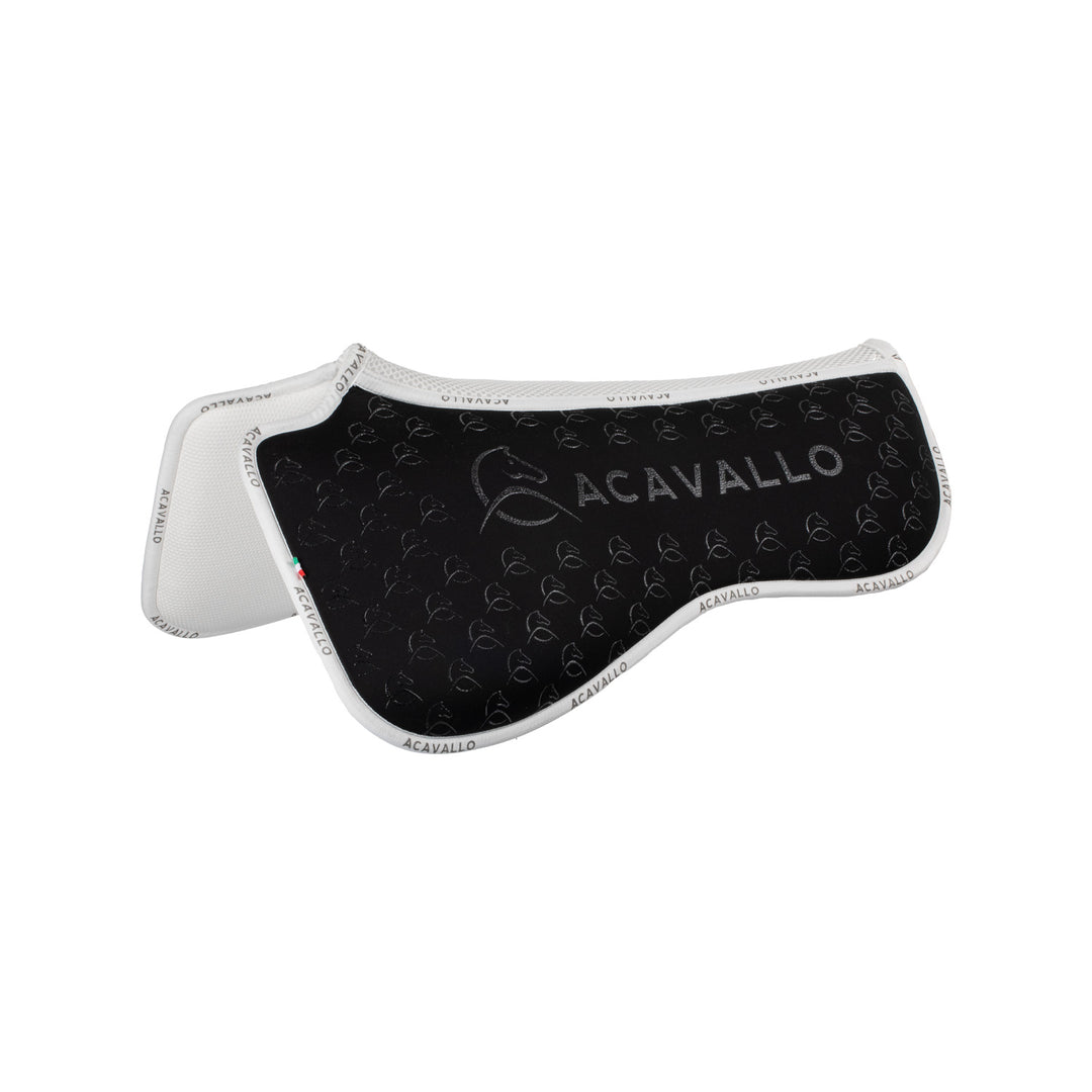 Acavallo Memory Foam 3D Spacer Silicone Grip Half Pad - Dressage
