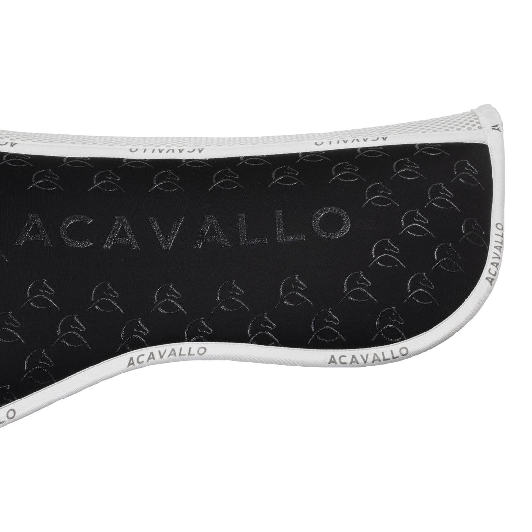Acavallo Memory Foam 3D Spacer Silicone Grip Half Pad - Dressage